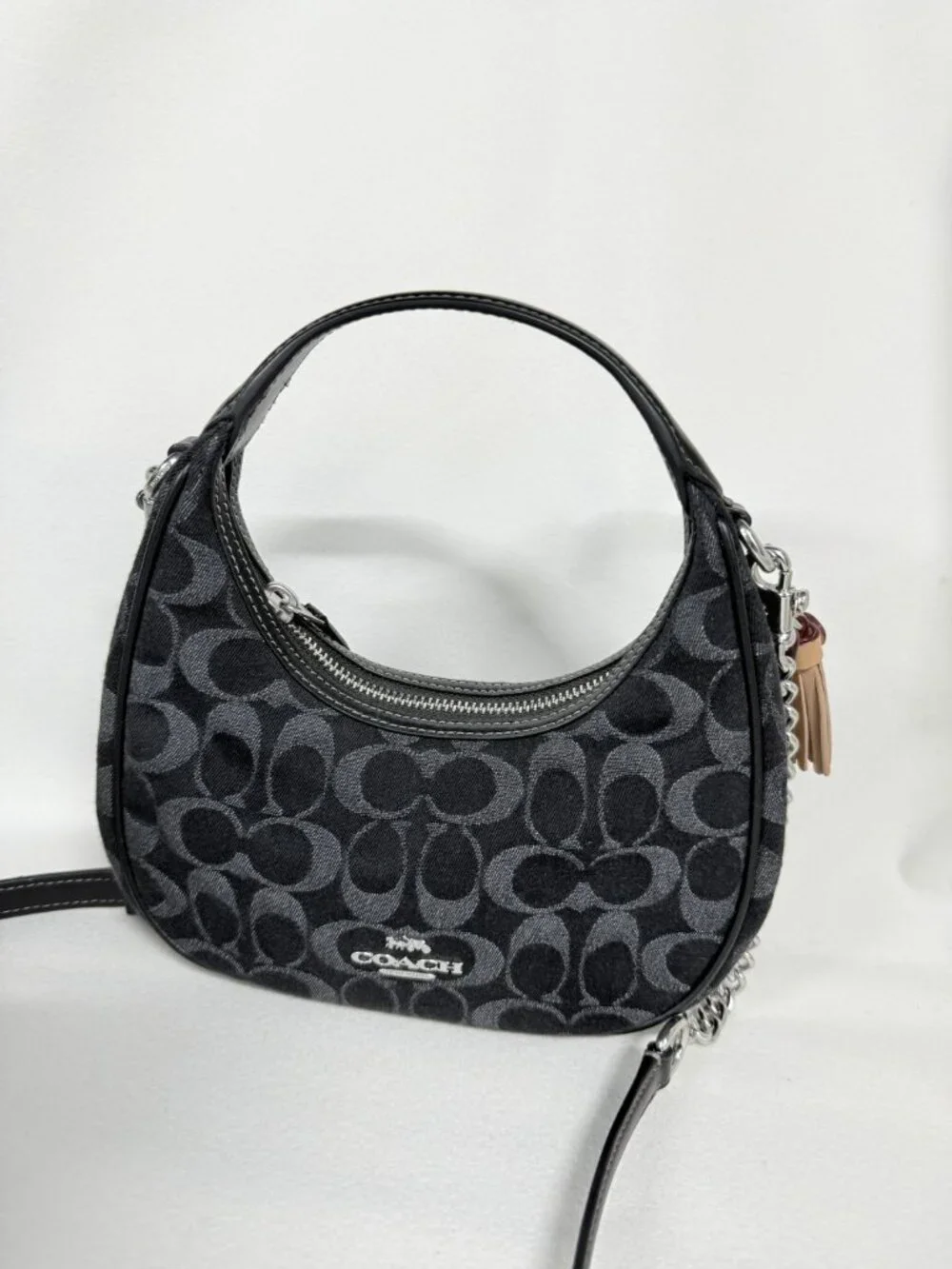 coach Carmen Mini Crossbody Bag In Signature Denim ccz47